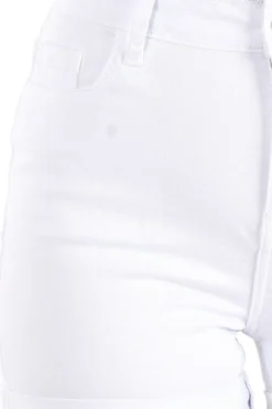 Novalie White High Rise Roll Cuff Shorts -Deals Dress Store 14545858 ae4804e3 269d 48e9 9c7a 6e93909297a3
