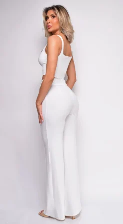 Ellery White High Waist Flare Pants 5 Ellery White High Waist Flare Pants -Deals Dress Store DSC 0018 3 copy scaled