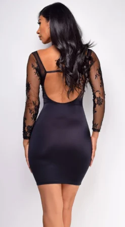 Keava Black Lace Detail Mini Dress -Deals Dress Store DSC 0088copy 481dfc23 06b9 4342 8ead 02a2a6a3fcd1
