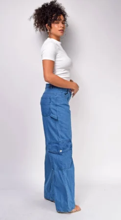 Mimi Blue Cargo Denim Jeans -Deals Dress Store DSC 0089copy afba0dbf 6579 457a 9cd9 64c7c5efa68b scaled