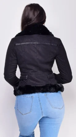 Blaer Black Suede Faux Fur Moto Jacket -Deals Dress Store DSC 0126copy 836db839 cb14 48d9 90bd f0dd8b0ed5e2