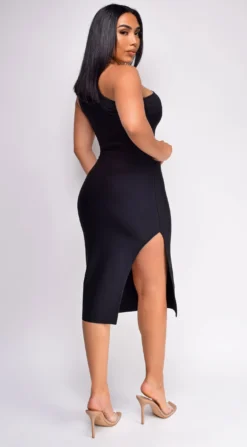 Davina Black Bandage Midi Dress 5 Davina Black Bandage Midi Dress -Deals Dress Store DSC 0167 2 copy caf5729d 9b65 4679 8399 dbcf042698ca scaled