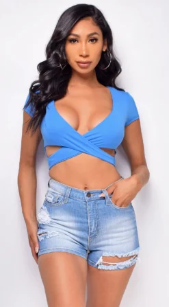 Marella Blue Cross Front Top