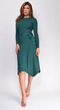 Lyia Green Ribbed Flare Sweater Midi Dress -Deals Dress Store DSC 0276copy 478a4cf5 6d57 4122 9f8f 624a59bf6f5f