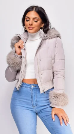 Tawny Cream Beige Puffer Faux Fur Jacket -Deals Dress Store DSC 0283copy ee7c3877 f9db 48fc 88bc 14cb2e369bf3