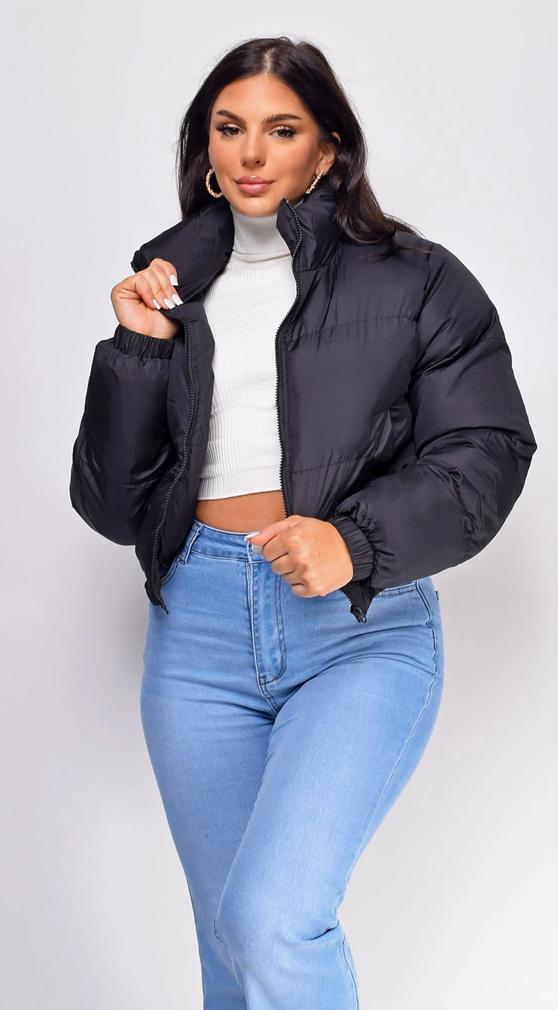 Genesis Black Puffer Jacket 6 Genesis Black Puffer Jacket - Image 6