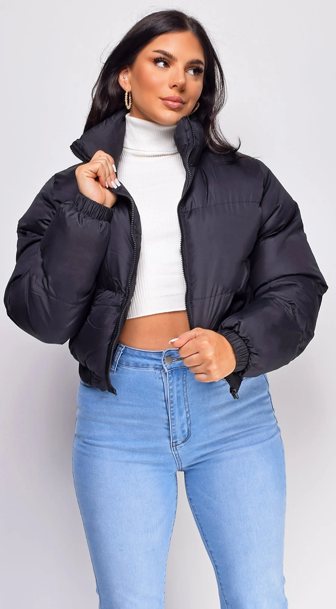 Genesis Black Puffer Jacket 5 Genesis Black Puffer Jacket - Image 5