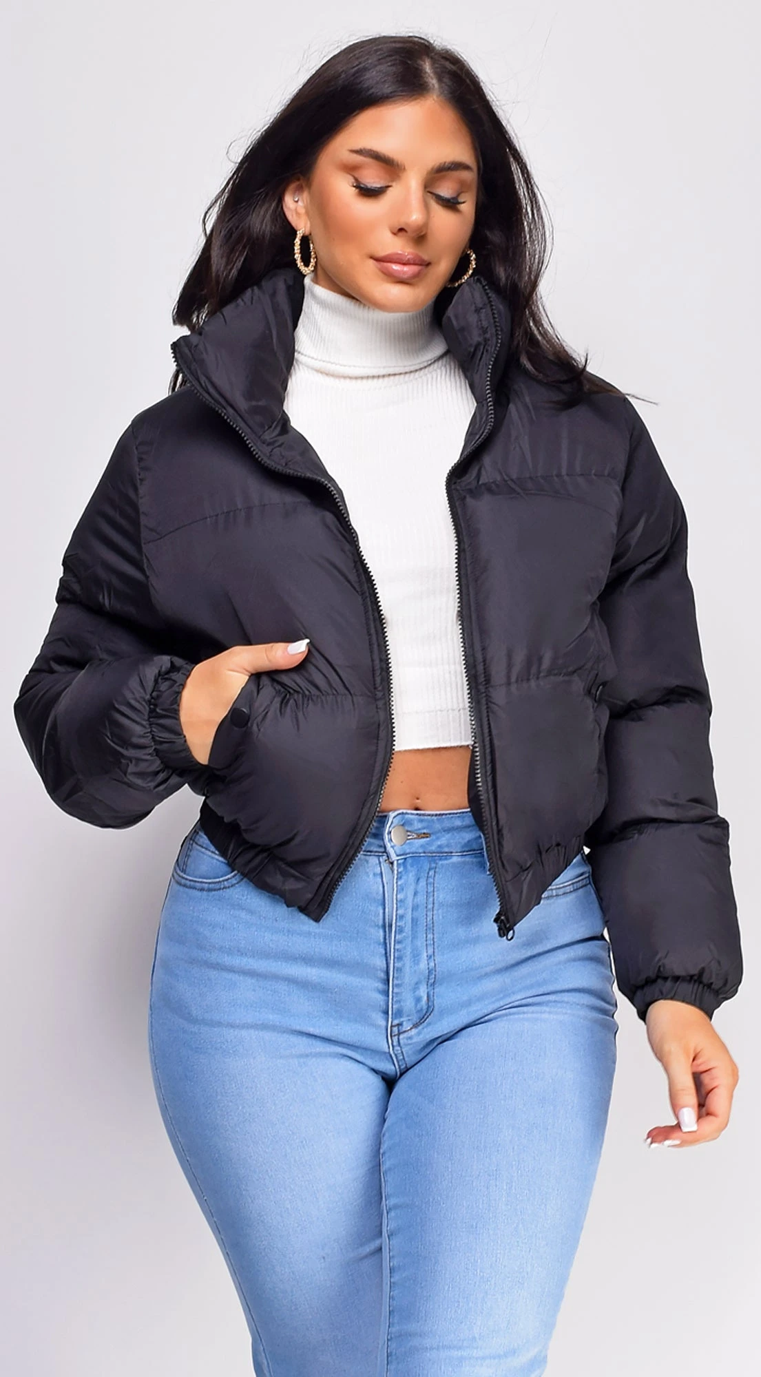 Genesis Black Puffer Jacket 4 Genesis Black Puffer Jacket - Image 4