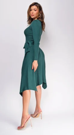 Lyia Green Ribbed Flare Sweater Midi Dress -Deals Dress Store DSC 0322copy a0bab3ac a7c5 48cf b93d b61fc67a3147