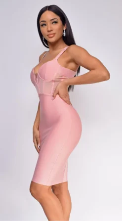 Casella Pink V Neck Bustier Mesh Bandage Dress 6 Casella Pink V Neck Bustier Mesh Bandage Dress -Deals Dress Store DSC 0408 c5e3b5f7 8877 486a 8237 927ce9242b81 scaled