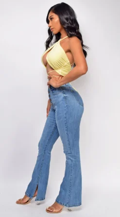 Denver Blue High Waist Bell Bottom Jeans -Deals Dress Store DSC 0446 1 20884281 9dd6 4141 896e 0a4d6fa907de scaled