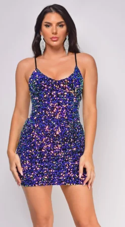 Lune Purple Multi Color Sequin Mini Dress 11 Lune Purple Multi Color Sequin Mini Dress -Deals Dress Store DSC 0455 1 copy