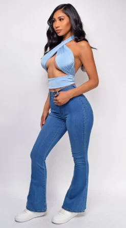 Ezili Blue Wrap Halter Top 5 Ezili Blue Wrap Halter Top -Deals Dress Store DSC 0475 3 scaled