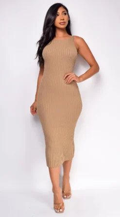 Lyra Taupe Beige Ribbed Open Back Midi Dress 9 Lyra Taupe Beige Ribbed Open Back Midi Dress -Deals Dress Store DSC 0483 2 copy 97ab15dd aa14 4649 af64 5f6b25611c41 scaled