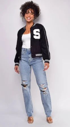 Kaelie Black Varsity Jacket 9 Kaelie Black Varsity Jacket -Deals Dress Store DSC 0506 1 copy scaled