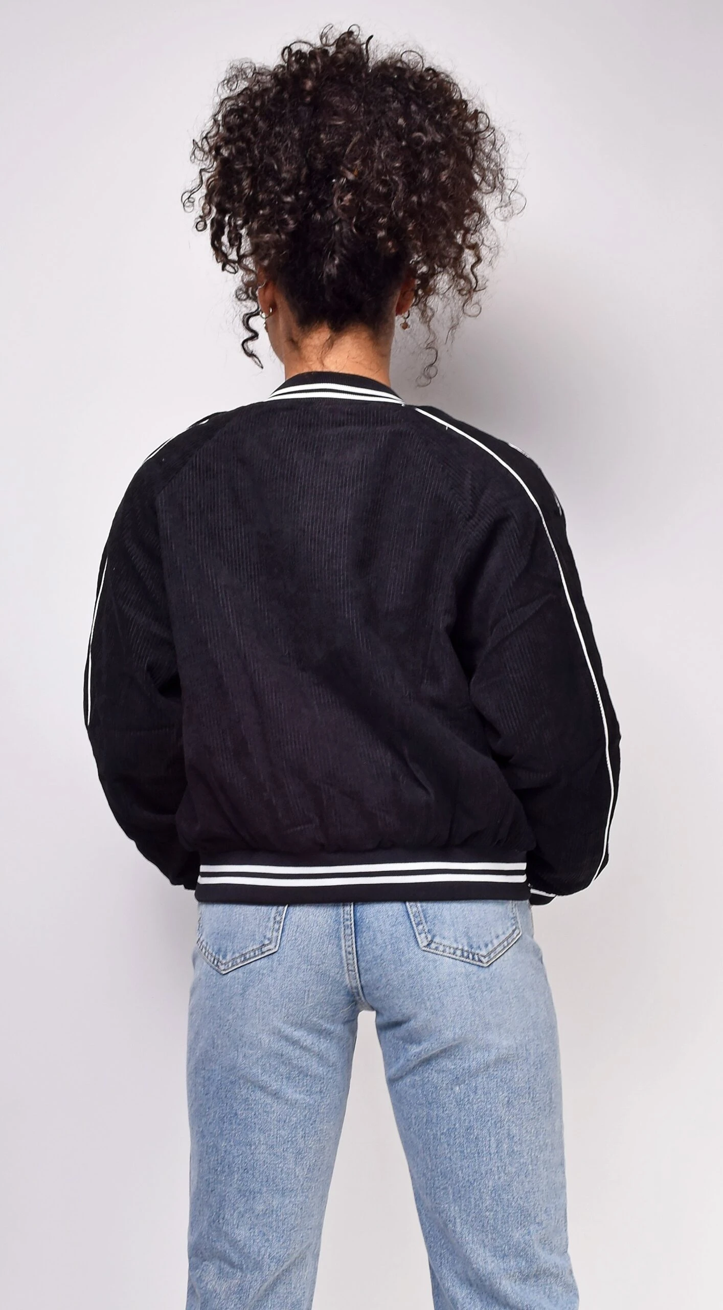 Kaelie Black Varsity Jacket 4 Kaelie Black Varsity Jacket - Image 4