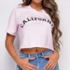 California Pink Graphic Tee