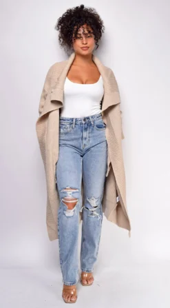 Akia Beige Coatigan -Deals Dress Store DSC 0553copy scaled