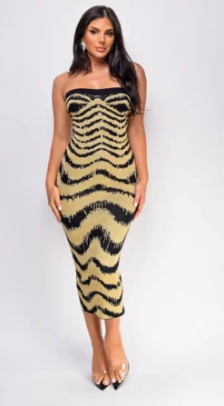 Zemira Gold Black Metallic Print Midi Dress 7 Zemira Gold Black Metallic Print Midi Dress -Deals Dress Store DSC 0590copy c759b133 0834 4dd4 b249 b035b81837ae