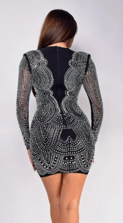 Nuria Black Mesh Rhinestone Mini Dress -Deals Dress Store DSC 0593 2 copy 088e70f0 4e2e 4835 9ad1 02093c7662d2