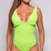 Medea Lime Green Bodysuit