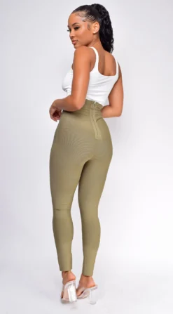 Hara Olive Green High Waist Belted Bandage Pants -Deals Dress Store DSC 0712 1 3e9e944d 065a 4bfb baa4 a0ebbe1a2af2 scaled