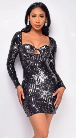 Romana Black Sequin Bustier Dress -Deals Dress Store DSC 0716copy122 scaled