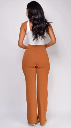 Ellery Brown Rust High Waist Flare Pants 6 Ellery Brown Rust High Waist Flare Pants -Deals Dress Store DSC 0759copy afef7500 d931 4a3a 9121 ff182de88eea scaled