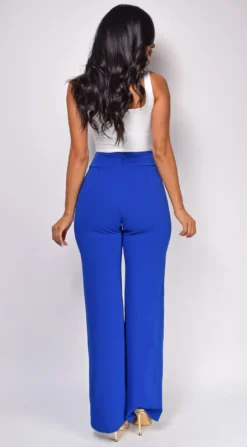 Ellery Royal Blue High Waist Flare Pants 6 Ellery Royal Blue High Waist Flare Pants -Deals Dress Store DSC 0785 1 copy scaled