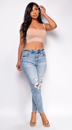 Colin Blue Light Wash Knee Distressed Denim Jeans 7 Colin Blue Light Wash Knee Distressed Denim Jeans -Deals Dress Store DSC 0790 1 copy