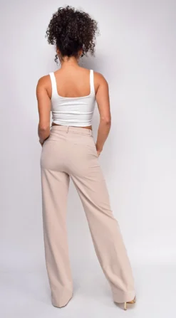 Delta Beige Wide Leg Pants -Deals Dress Store DSC 0799copy s