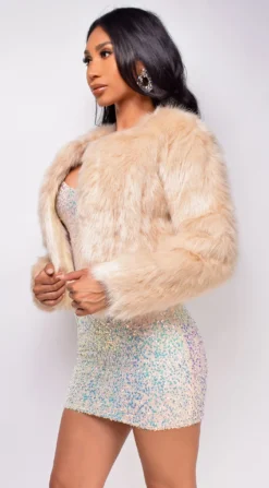 Valeria Beige Faux Fur Coat -Deals Dress Store DSC 0810copy scaled