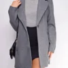 Sabrina Grey Long Coat