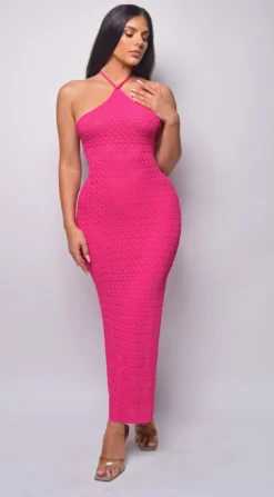 Athenia Fuchsia Pink Crochet Knit Midi Dress -Deals Dress Store DSC 0847 2 copy 8ec8df93 9cf7 4c0e 8377 16f081c84dfc