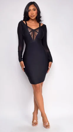 Nicoleta Black Long Sleeve Bandage Midi Dress -Deals Dress Store DSC 0885copy 7e954ec2 b83b 490f 8bdc b939af46ac42