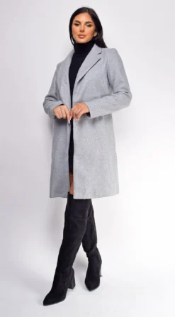 Amaris Gray Long Line Coat -Deals Dress Store DSC 0893 4 copy