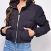 Lennox Black Puffer Jacket