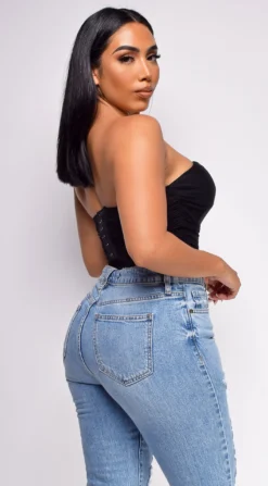 Araminta Black Bandeau Mesh Corset Top -Deals Dress Store DSC 0927 4 Recoveredcopy scaled