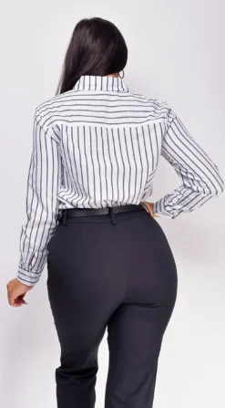 Lencia White Black Striped Button Down Top -Deals Dress Store DSC 0986 3 Recovered 66