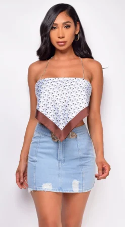 Elisa Brown White Scarf Top 5 Elisa Brown White Scarf Top -Deals Dress Store DSC 0998 3 scaled