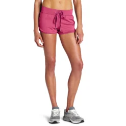 Women's Rose Violet Drop Needle Short